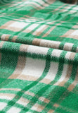 MQTIME  -  Plaid Flap Pocket Long Sleeve Shacket