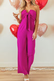 MQTIME  -  Tied Tube Wide Leg Jumpsuit