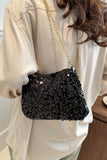 MQTIME  -  Sequin Removable Strap Shoulder Bag