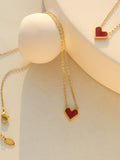 MQTIME  -    Steel Heart Necklace