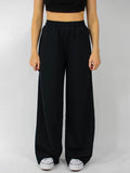 MQTIME  -  Elastic Waist Wide Leg Pants