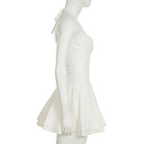 MQTIME  -  Women's White Cami Dress Elegant Fashion A-Line Mini Dress Casual Wear for Party Club Dating Graduation Sundress
