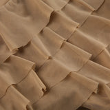 MQTIME  -  Women's Ruffle Asymmetrical Mesh Skirt Elegant Low Waist Tiered Layer Ribbon Mini Skirt Ladies Summer Bottoms Y2k Downtown Girl