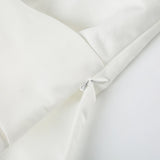 MQTIME  -  Women's Twist Design Sleeveless Crop Top with Side Zipper Turn-down Collar Blouse White Shirts Y2K Style Summer Fashion