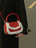 MQTIME  - Andraya Faux Wool Handbag