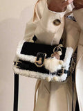 MQTIME  - Cohen Faux Fur Square Bag