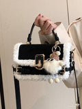 MQTIME  - Cohen Faux Fur Square Bag