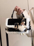 MQTIME  - Cohen Faux Fur Square Bag