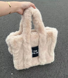 MQTIME  - Zaina Faux Fur Tote Bag