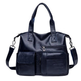 MQTIME  -  Luxury Shopping Handbags Female Shoulder Bags Designer PU Leather Crossbody Bags for Women Large Capacity Messenger Bag Totes