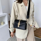 MQTIME  -  Fashion Women Chain Crossbody Bag Leisure Splice Small Square Shoulder Bag Luxury Design Messenger Bag Travel Purse and Handbag