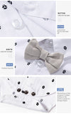 MQTIME  -  Baby Boy Gentleman Romper Clothes Set with Bow Hat Cotton Spring Fall Toddler Kids Printed Bodysuit Dress Infant Outfit Suit