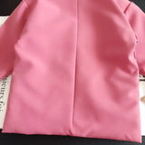 MQTIME  -  Fashion Girl Boy Formal Clothes Set Suit Jacket+Pant 2PCS Toddler Baby High Quality Suit Blazer Jacket Thick Korean Baby Clothes