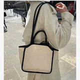 MQTIME  -  Diaper Bags Korean Mom Canvas Bag Multifunction Lunch Bag Fashion Messenger Bag With Packet