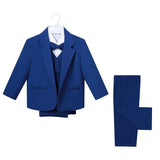 MQTIME  -  Baby Boy Formal Clothes Set Jacket+Shirt+Vest+Bowtie+Pant 5PCS Infant Toddler Child Clothes Suit Blazer Jacket Baby Clothes 0-2Y