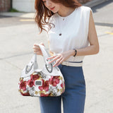 MQTIME  -  Fashion Printing Handbag Women PU Leather Handle Bag Wild Brand Lady Tote Large Capacity Shoulder Bag Popular Shopping Purse sac