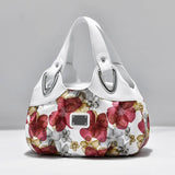 MQTIME  -  Fashion Printing Handbag Women PU Leather Handle Bag Wild Brand Lady Tote Large Capacity Shoulder Bag Popular Shopping Purse sac