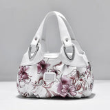 MQTIME  -  Fashion Printing Handbag Women PU Leather Handle Bag Wild Brand Lady Tote Large Capacity Shoulder Bag Popular Shopping Purse sac