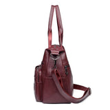 MQTIME  -  Luxury Shopping Handbags Female Shoulder Bags Designer PU Leather Crossbody Bags for Women Large Capacity Messenger Bag Totes