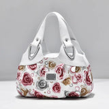 MQTIME  -  Fashion Printing Handbag Women PU Leather Handle Bag Wild Brand Lady Tote Large Capacity Shoulder Bag Popular Shopping Purse sac
