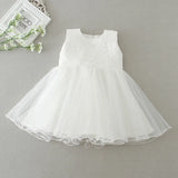  MQTIME  -  New Summer 0-24M Infant Baby Girls White Lace Princess Dress Baptism Dresses Baby Birthday Wedding Party Evening Dress