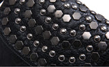 MQTIME  -  Soft PU Leather Women Messenger Bag Casual Ladies Shoulder Crossbody Bag Female Vintage Rivet Handbag Black bolsa feminina