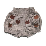 MQTIME  -  Summer Baby Set Long-sleeved Romper Top Shorts Pure Handmade Embroidered Cartoon Animals High-quality Fabric Physical Texture