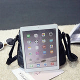 MQTIME  -  Soft PU Leather Women Messenger Bag Casual Ladies Shoulder Crossbody Bag Female Vintage Rivet Handbag Black bolsa feminina