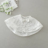  MQTIME  -  New Summer 0-24M Infant Baby Girls White Lace Princess Dress Baptism Dresses Baby Birthday Wedding Party Evening Dress