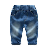 MQTIME  -  2Piece Sets Spring Autumn Toddler Boys Boutique Clothing Korean Fashion Plaid Long Sleeve Baby Tops+Jeans Newborn Clothes