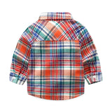 MQTIME  -  2Piece Sets Spring Autumn Toddler Boys Boutique Clothing Korean Fashion Plaid Long Sleeve Baby Tops+Jeans Newborn Clothes