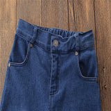 MQTIME  -  2Piece Summer Kids Clothes Boys Fashion Letter White Short Sleeve Tops+Jeans Korean Set Outfit Children Boutique Clothing