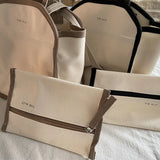 MQTIME  -  Diaper Bags Korean Mom Canvas Bag Multifunction Lunch Bag Fashion Messenger Bag With Packet