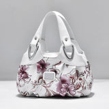 MQTIME  -  Fashion Printing Handbag Women PU Leather Handle Bag Wild Brand Lady Tote Large Capacity Shoulder Bag Popular Shopping Purse sac