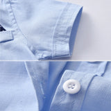 MQTIME  -  Solid Newborn Baby Boy Outfit Set Bow Formal Gentleman Suit for Toddlers Summer Sky Blue Romper + White Shorts Clothes for Baby