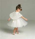  MQTIME  -  New Summer 0-24M Infant Baby Girls White Lace Princess Dress Baptism Dresses Baby Birthday Wedding Party Evening Dress