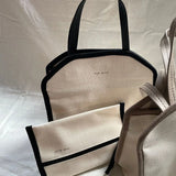 MQTIME  -  Diaper Bags Korean Mom Canvas Bag Multifunction Lunch Bag Fashion Messenger Bag With Packet