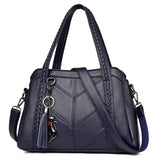 MQTIME  -  Sac A Main Soft PU Leather Luxury Handbags Women Bags Designer Ladies High Quality Tassel Crossbody Bags Shopper Tote