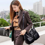 MQTIME  -  Luxury Shopping Handbags Female Shoulder Bags Designer PU Leather Crossbody Bags for Women Large Capacity Messenger Bag Totes