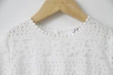 MQTIME  -  Girl Princess Vintage Dress Lace Floral Hollow Out Cotton Toddler Teen Cotton Vestido Flare Sleeve Wedding Child Clothes 2-14Y