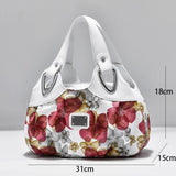 MQTIME  -  Fashion Printing Handbag Women PU Leather Handle Bag Wild Brand Lady Tote Large Capacity Shoulder Bag Popular Shopping Purse sac