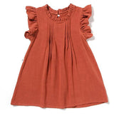 MQTIME  -  Korean Style Casual Fashion Clothes Summer Infant Girls Cotton Linen Dress Kids Party Dresses Newborn Baby Girls Princess Dress