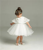  MQTIME  -  New Summer 0-24M Infant Baby Girls White Lace Princess Dress Baptism Dresses Baby Birthday Wedding Party Evening Dress