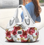 MQTIME  -  Fashion Printing Handbag Women PU Leather Handle Bag Wild Brand Lady Tote Large Capacity Shoulder Bag Popular Shopping Purse sac