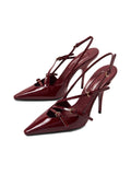 MQTIME  - Adriana Patent Leather Strappy Heels