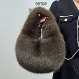 MQTIME  - Myleah Faux Fur Handbag