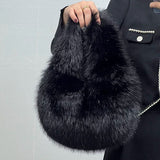 MQTIME  - Myleah Faux Fur Handbag