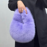 MQTIME  - Myleah Faux Fur Handbag