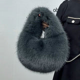 MQTIME  - Myleah Faux Fur Handbag