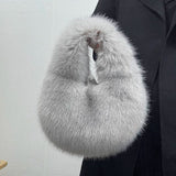 MQTIME  - Myleah Faux Fur Handbag